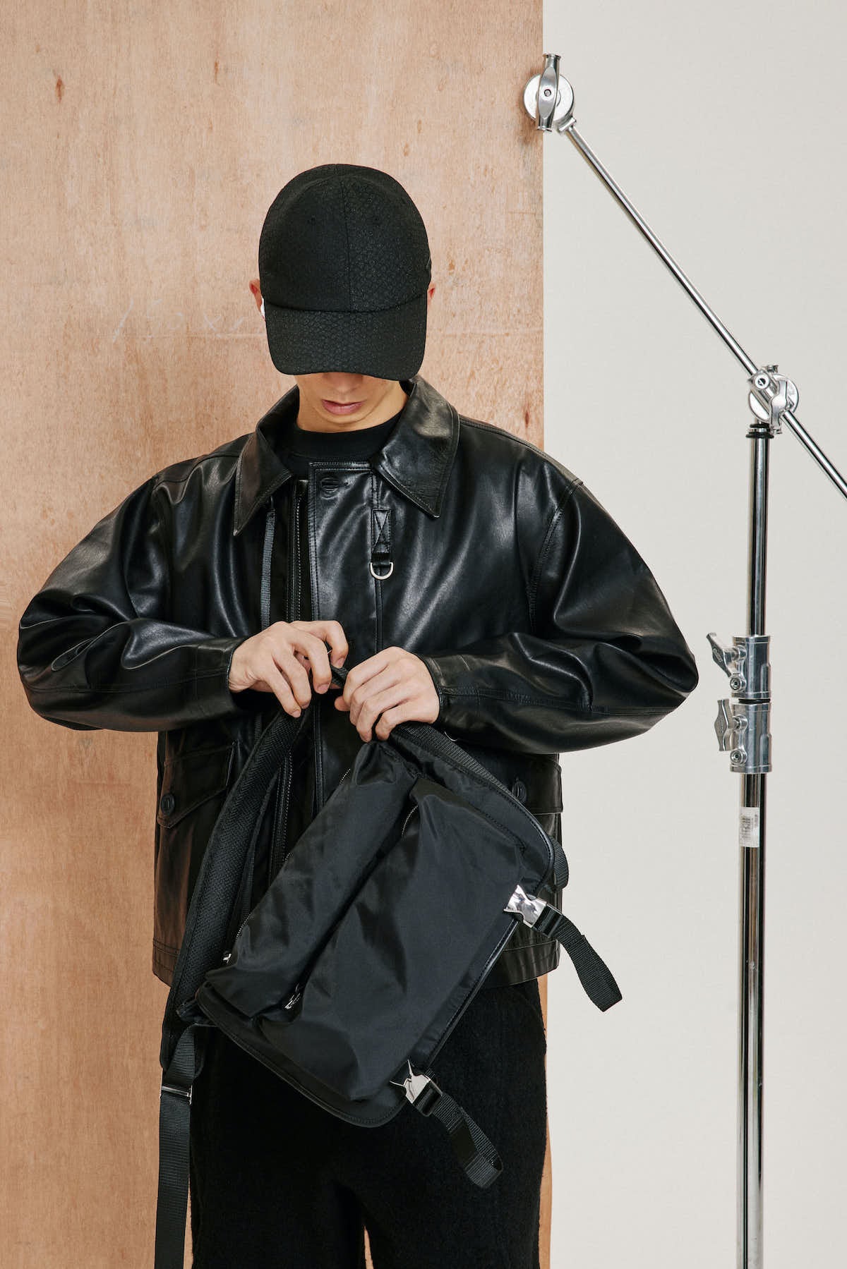 environe / OL12 MILITARY LEATHER JACKET