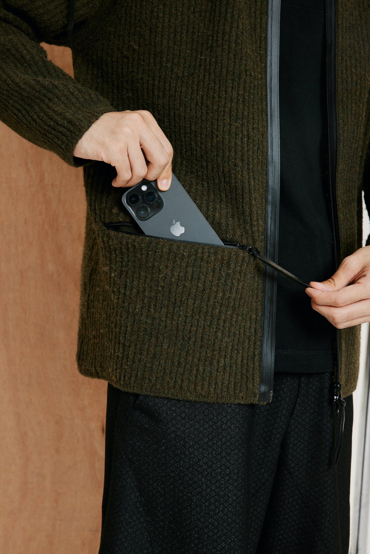 environe / IL15 ZIP SWEATER