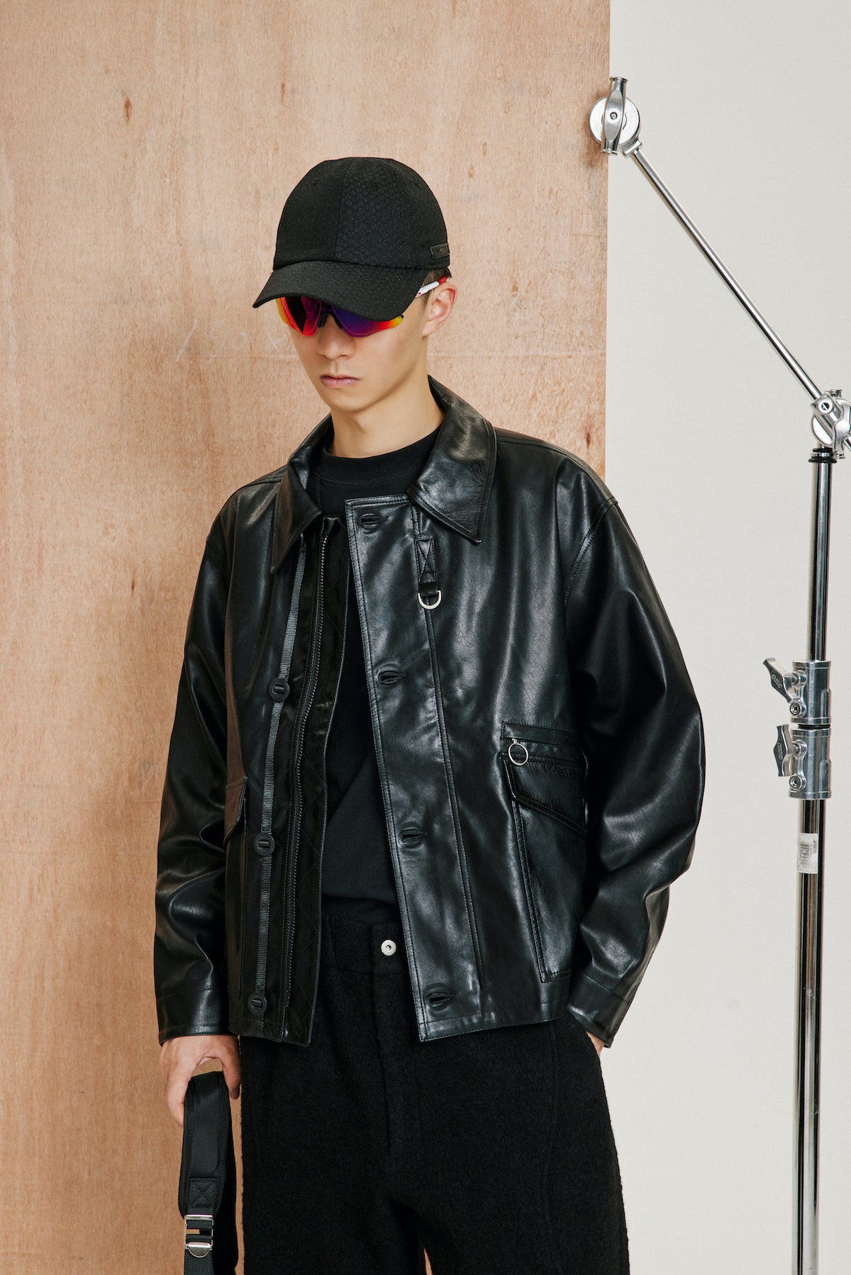 environe / OL12 MILITARY LEATHER JACKET