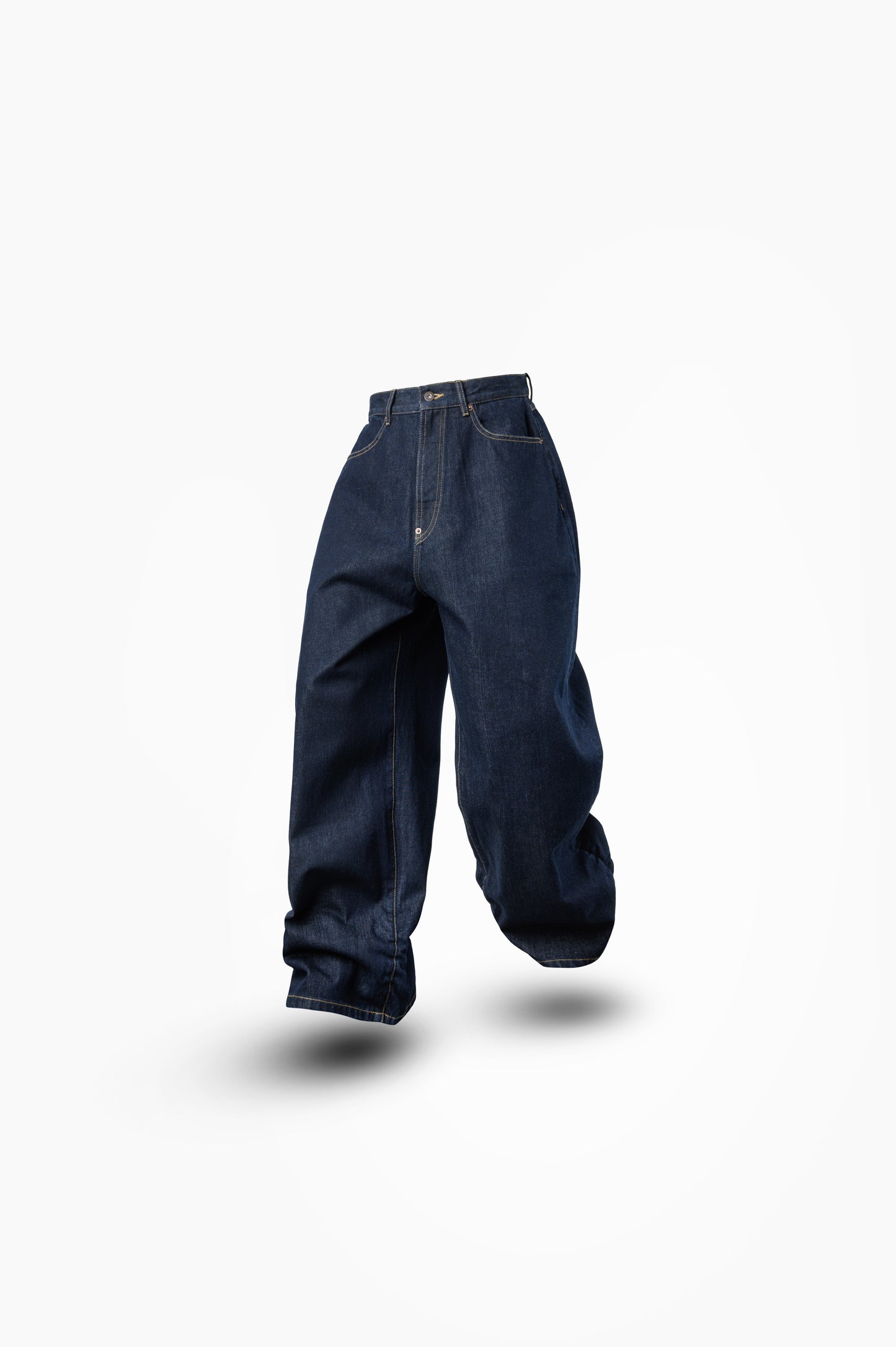 environe / P19 BAGGY INDIGO JEANS