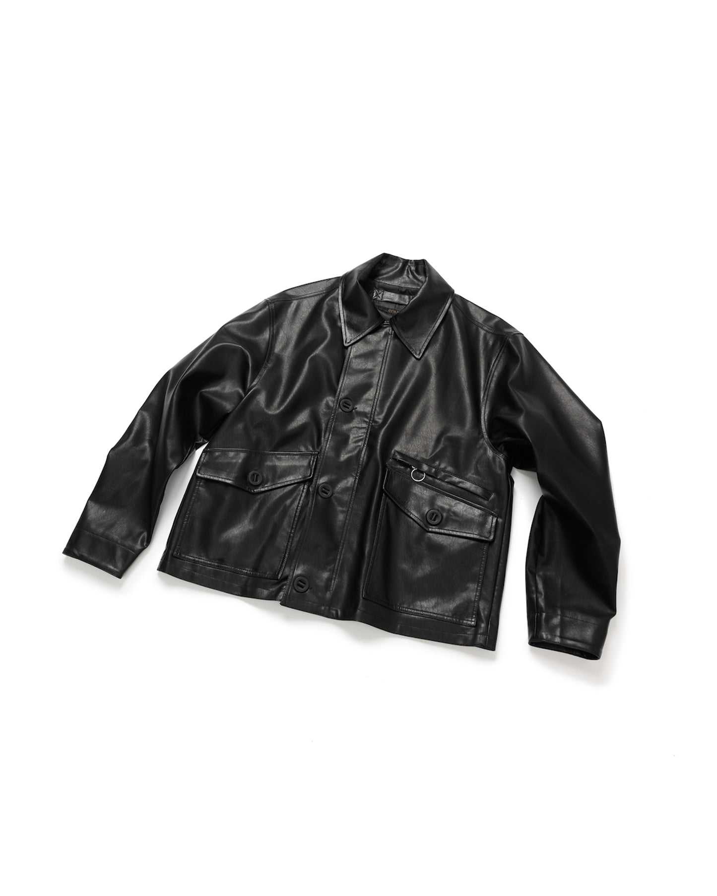 environe / OL12 MILITARY LEATHER JACKET