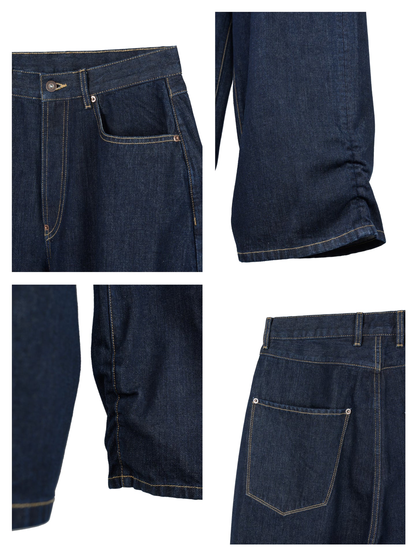 environe / P19 BAGGY INDIGO JEANS