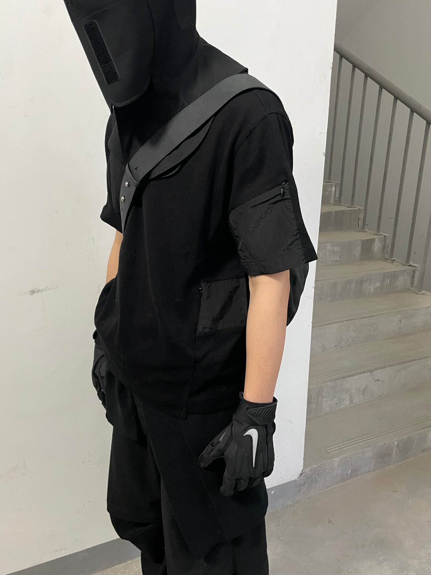 environe / BL14 SLEEVE POCKET T-SHIRT